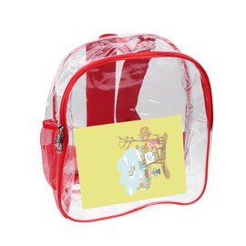 PACKOVE Stadium Approved Clear Bag Clear Shoulder Bag Pvc Transparent Backpack Transparent Backpack See Through Backpack Small Clear Backpack For Beach Sport