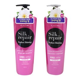 Partner company Elastin Shampoo Rinse 550ml Gold Silk Hair Dandruff Care / 엘라스틴 샴푸 린스 550ml 골드실크 헤어 비듬 관리