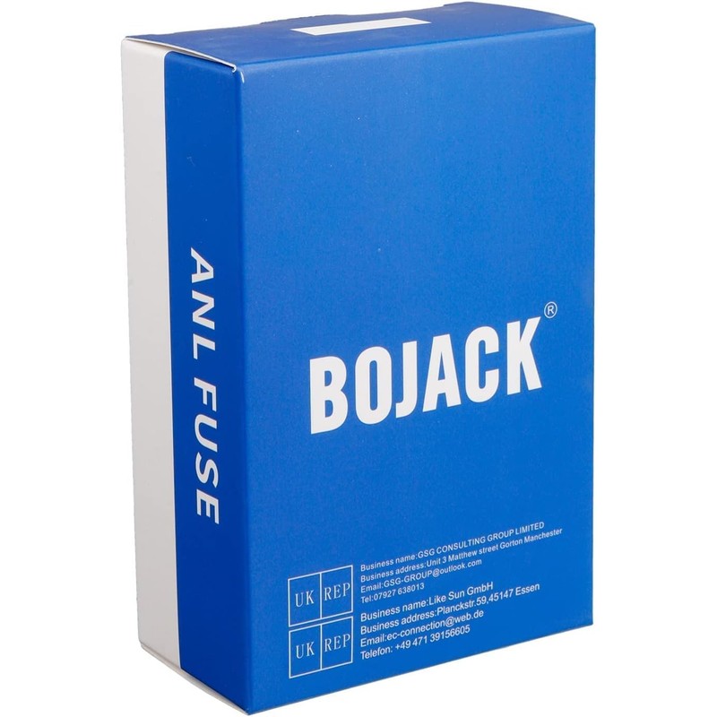 BOJACK 2PCS 60A ANL Fuse Holder and 2PCS 60Amp 32VDC