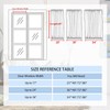 DWCN French Door Curtains – Rod Pocket Thermal Blackout Curtain