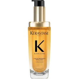 Aceite Capilar Krastase Elixir Ultime LHuile Originale Reutilizable, Cabello Brillante, Nutritivo 75ml                                                