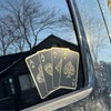 Ace Playing Card Chrome Sticker - High Quality Printed Vinyl
