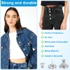 KUNTAERY 8 Sets Button Pins for Jeans, No Sew Reusable
