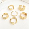 Chunky Gold Ring Set for Women – Stackable Statement Thumb