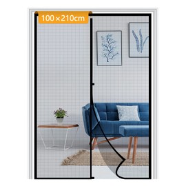 Yotache Fly screen door magnet 100 x 210 cm for bedroom balcony door, no drilling required