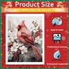Reivworl Christmas Paint by Numbers Kit for Adults, Cardinal Paint