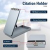 Saunders Silver Recycled Aluminum Citation Holder - Citation Size Document