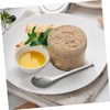 iplusmile 2Pcs Stainless Steel Caviar Colander Spoons Cooking Strainer Scoop