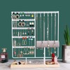 Vellure Jewelry Organizer Drawer – Wooden Base with Metal T-Bars,