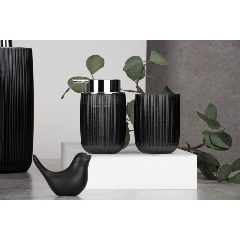 Agropoli Toilet Brush Set Grey