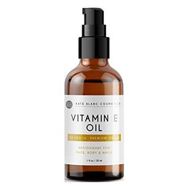 Kate Blanc Cosmetics Aceite de Vitamina E 30 ml - Antioxidante - Hidratante - Piel Suave - Hecho en USA