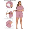 SWOMOG Women 3Pcs Maternity Pajama Set Nursing Pjs Pregnancy Set
