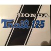 Honda Custom Trail 125 CT70H KO Frame Decal Set Icebear