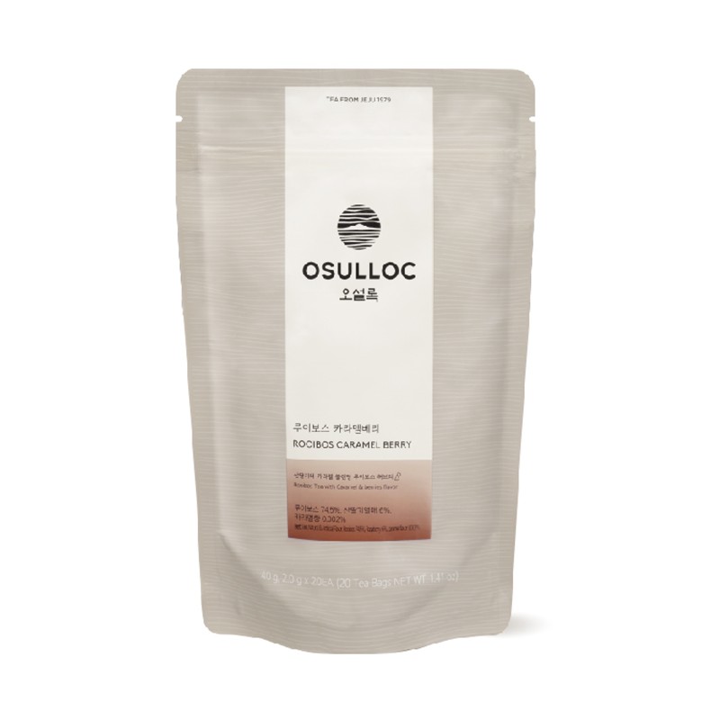 Osulloc [오설록]루이보스 카라멜베리 20입 (원산지:상세설명참조) [OSULLOC] Rooibos Caramel Berry 20Tea