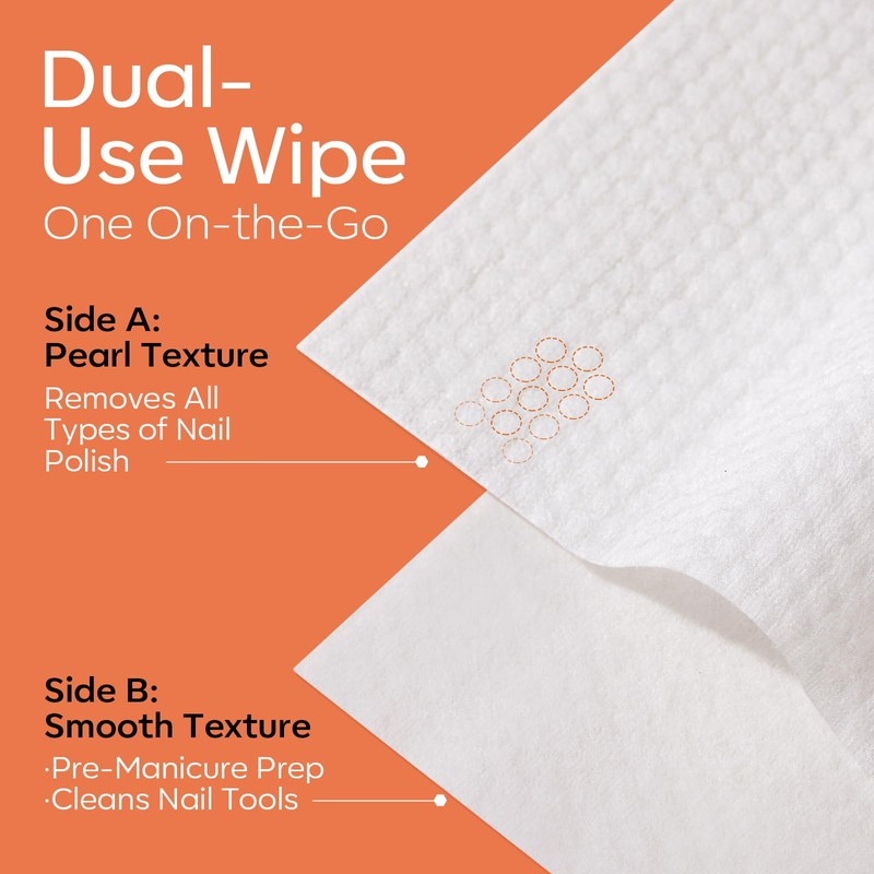 Modelones Nail Polish Remover Pads, Acetone Nail Polish Remover Wipes