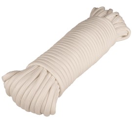 Rope & Cord Polypropylene 5/16" Utility Rope – Strong All-Purpose Rope for Camping, Flag Poles, Landscaping & More! – White
