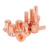 10Pcs Nozzle Electrode Kit Brass 176655 Electrode 176656 Nozzle Tip