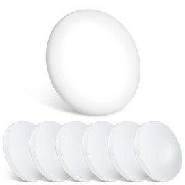 acegoo 12V LED Ceiling Dome Light, RV Interior Puck Light, 12 Volt Overhead Panel Light for Motorhome Travel Trailer Camper Van Boat, CRI 90+ Surface Mount DC 12V 6-Pack (5000K Cool White)