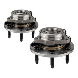 KAX 515096 2PCS Front Wheel Hub Bearing Compatible with GMC Yukon XL 1500 2007-2014,W/ABS 6 Lugs Wheel Bearing and Hub Assembly