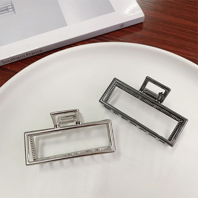 [ナカノヤ] NAKANOYA バンスクリップ 1個 金属 合金 メタル ヘアクロー バンス ジッケピン