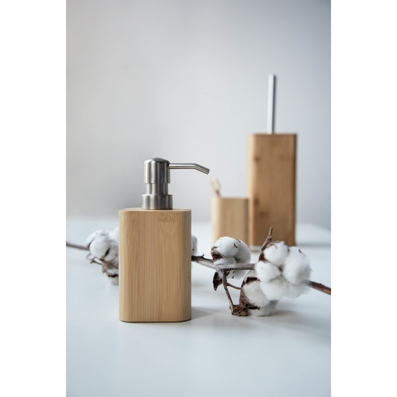 WENKO Bamboo Soap Dispenser