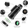 80x100 Monocular-Telescope High Powered for Smartphone Monoculars for Adults High