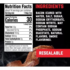 Hormel Black Label Chopped Bacon, 3.5 Oz (Pack of 1) ...