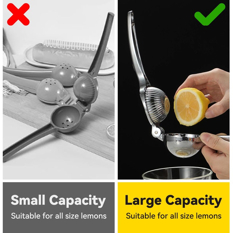Manual Hand Press Lemon Squeezer, 7 cm Lemon Squeezer Hand
