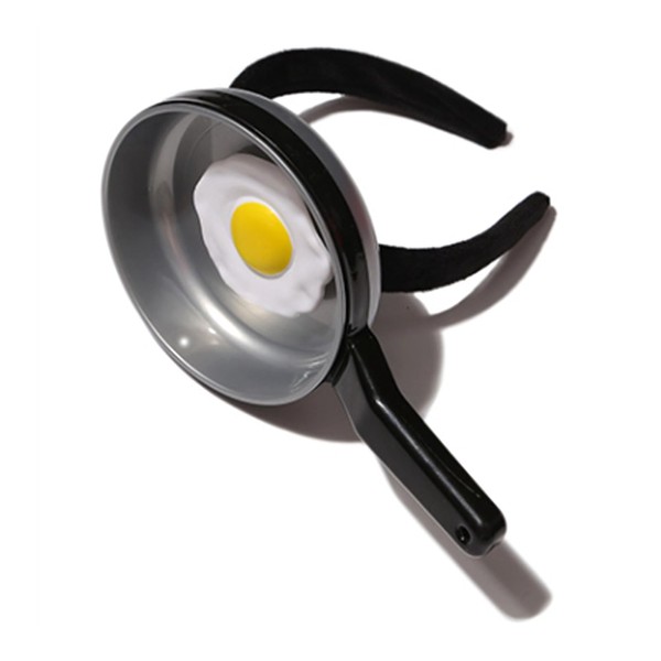 SUNGOOYUE Cute High Simulation Funny Pan Headband for Makeup Women