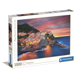 Clementoni 39647 1000pcs Collection Manarola 1000 Pieces, Made in Italy, Jigsaw Puzzle for Adults, Multicolor, Medium