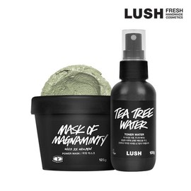 Lush Have a refreshing day (Mask of Magnaminty 125g + Tea Tree Water 100g) / 러쉬 청량한 하루 보내요 (마스크 오브 매그너민티 125g+티 트리 워터 100g)