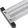 Ultra Precision Marking Ruler Stainless Steel Woodworking Scribing Ruler Gauging