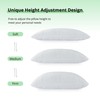 EGOHOME Shredded Memory Foam Pillows, Adjustable Bed Pillows for Side,