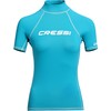 Cressi Women's Rash Guard, Aquamarine, Large Size 4 UK