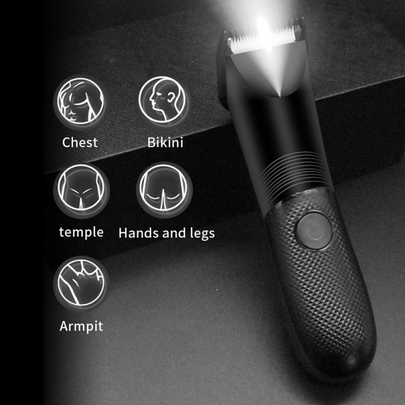 Electric Men Pubic Hair Trimmer-Groin Body Hair Ball Shaver Clipper