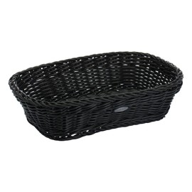 Saleen Multi-Purpose Basket, Suitable for Gastronomy, Rectangular, Plastic Fibre, Dark Brown