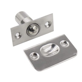 Yoohey Closet Door Ball Catch Stainless Steel Adjustable Ball Catch with Strike Plate, for Pantry Door Latch Invisible Cupboard Closure Pcak of 2