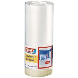 Tesa Easy Cover 4368 04368-00007-01 Premium Masking Tape with Cover Sheeting 17 m x 2,600 mm