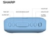 Sharp Digital Alarm Clock – Tactile Case with Soft Rubberized