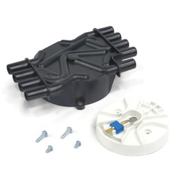 The ROP Shop Distributor Cap and Rotor Kit, Brass, for Mercruiser and Volvo Penta V8 5.0, 5.7, 6.2 Engines