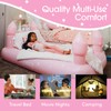 FUNBOY Kids Pink Castle Sleepover Travel Bed & Air Mattress.