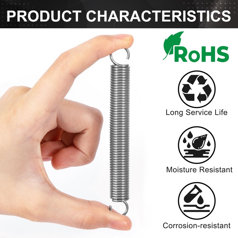 GUNGY Tension Springs with Hooks Stainless Steel Tension Spring Tension
