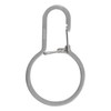 NITEIZE Dual Pass Keyring Stainless Silver Keychain Carabiner Hook Stainless