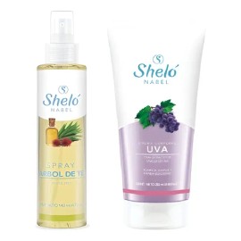 Disminuye Verrugas Crema De Uva + Spray Arbol De Té Sheló Na