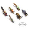 YZD Realistic Trout Hand Tie Fly Fishing Flies Collection Dry