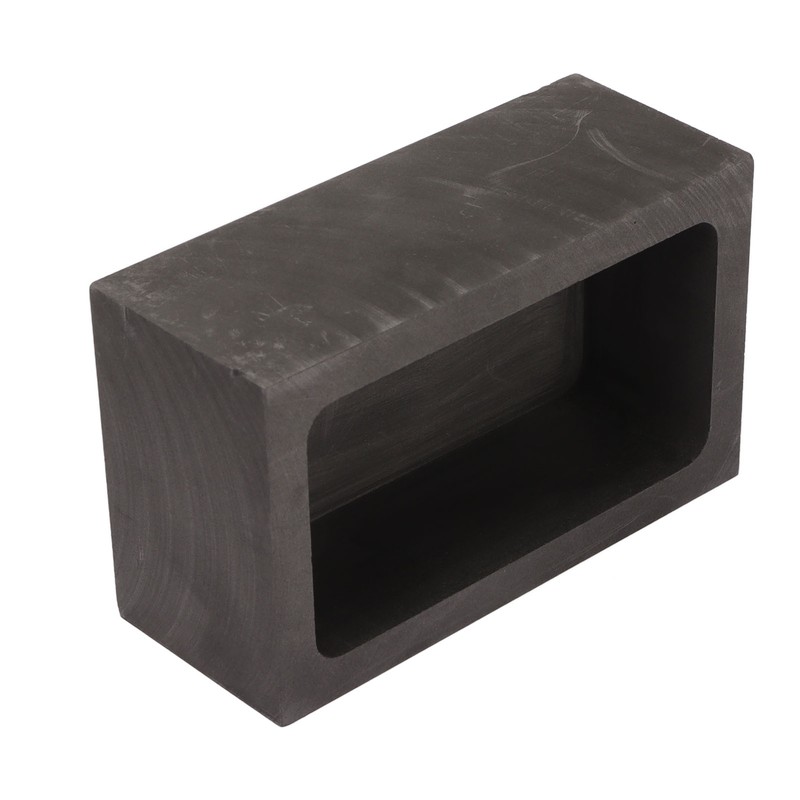 Graphite Ingot Mold 101ml Rectangular High Thermal Stability Graphite Crucible