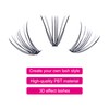 Cluster Lashes 20D DIY Eyelash Extension C D Curl Individual