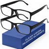 Gaoye 2-Pack of Reading Glasses +2.75 - Blue-Light Filter, UV