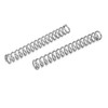 sourcingmap 0.7mmx5mmx40mm 304 Stainless Steel Compression Springs 10pcs