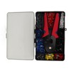 1201Pcs Electrical Wire Terminal Set Cold Pressed with Red Plier